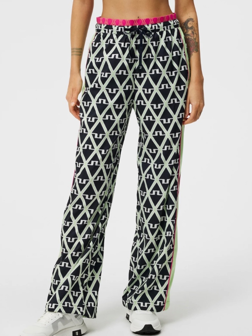 J.Lindeberg Mira Pant in Geo JL Navy Med